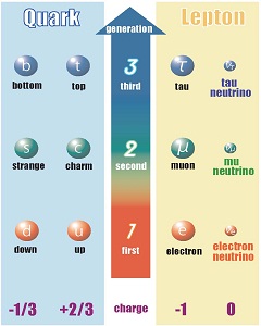 classification of fundamental particles