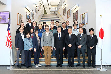 Senior Officials from the U.S. Department of Energy, Including Dr. Darío Gil, Visit J-PARC